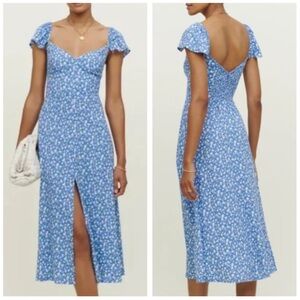 BEST 🩵Reformation Baxley Midi Dress Marie